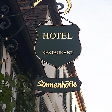 Hotel & Restaurant Sonnenhoefle Sommerhausen Extérieur photo