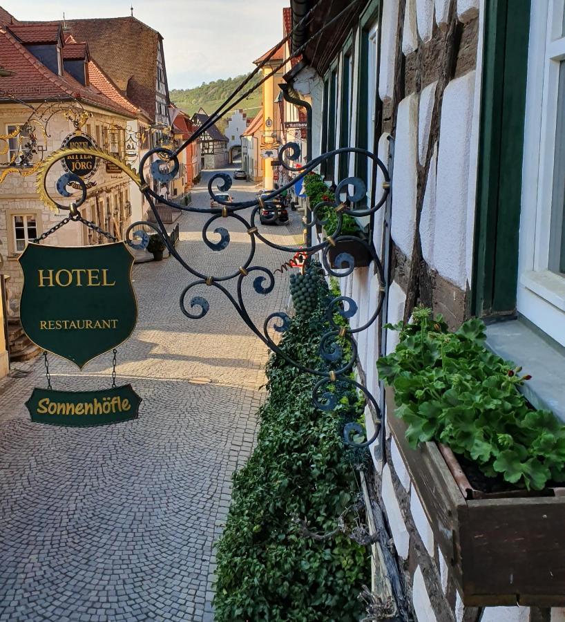 Hotel & Restaurant Sonnenhoefle Sommerhausen Extérieur photo